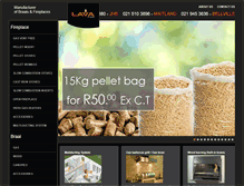 Tablet Screenshot of lavafires.co.za